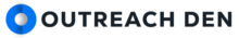 Outreach Den black logo